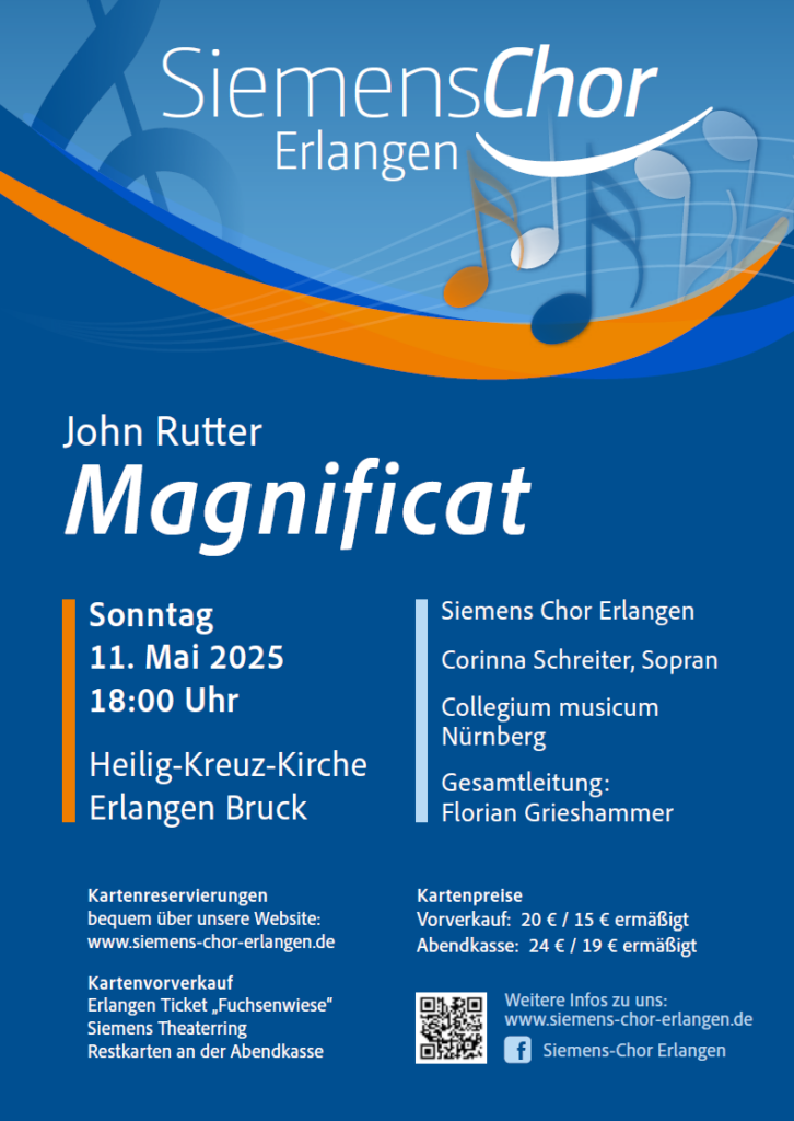 11.Mai 2025 – John Rutter: Magnificat