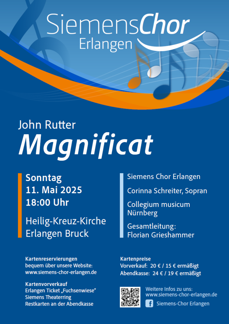 11.Mai 2025 – John Rutter: Magnificat